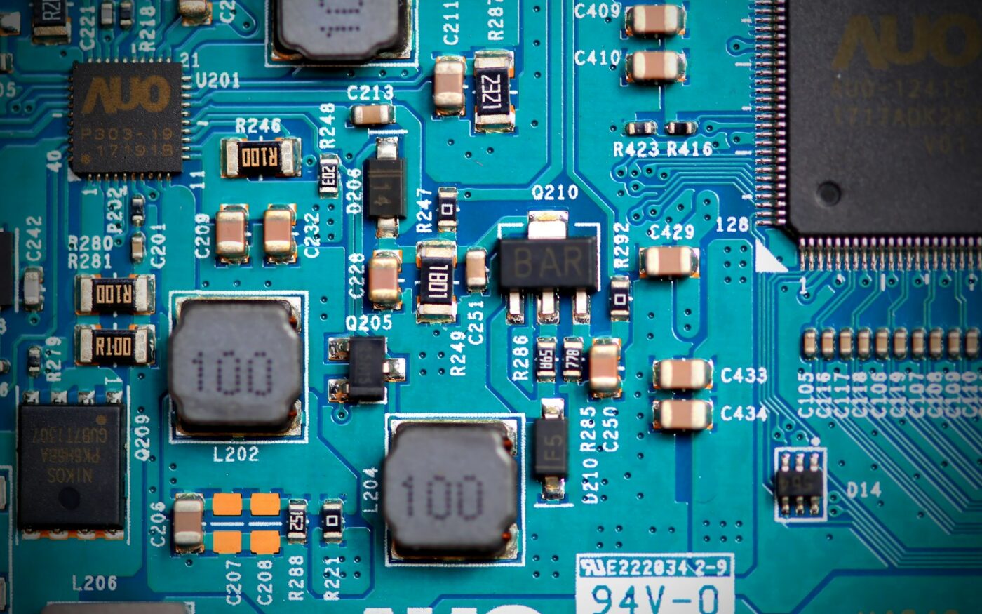 Close-up of a circuit board