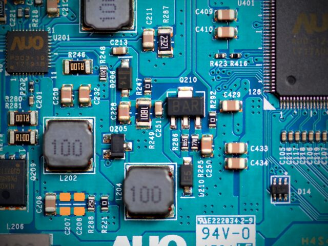 Close-up of a circuit board