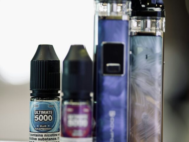 Two e-liquid bottles side by side