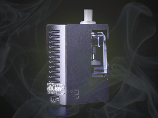 Vaperz Cloud XR-60 AIO in Satin Black, side profile